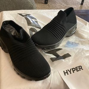 Hyperboost memory foam flex black shoes size 7